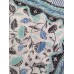 Turquoise Flowers Jacquard Turquoise Flowers Jacquard